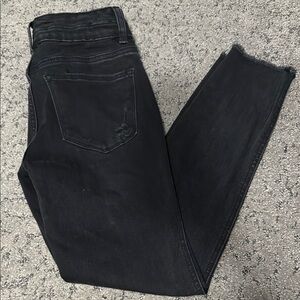 Flying Monkey Black Ankle Cropped Jeans